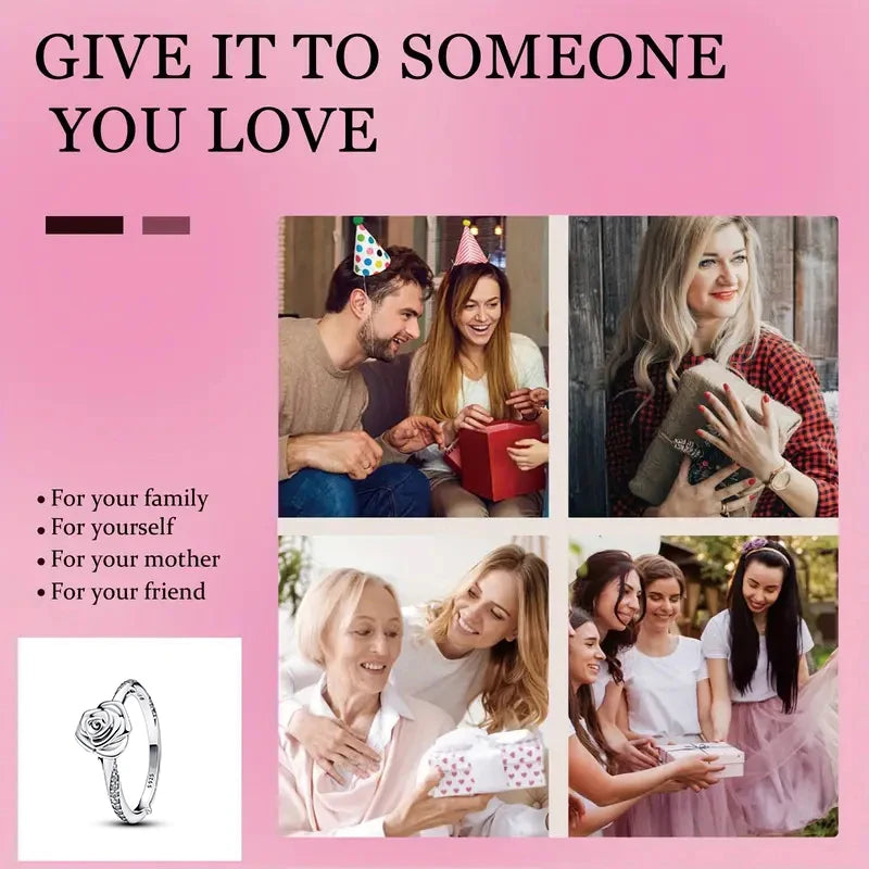 Eternal Rose Sterling Ring